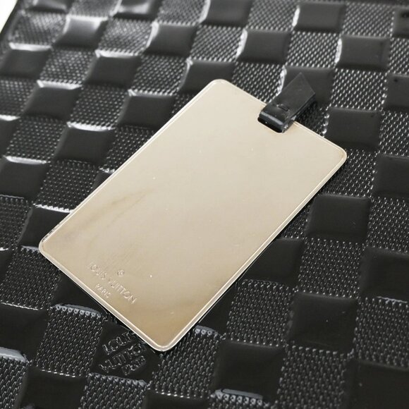 LOUIS VUITTON Ange Hand Bag Damier Vernis Leather Black Silver M92103 75KB434 - Picture 13 of 15